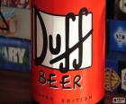 Логотип Дафф пиво пиво, известный во всем мире за то, что любимое пиво Гомер Симпсон